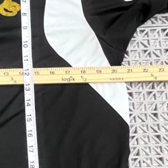 Adidas FAMU Rattlers Polo Shirt Mens Medium Black Climalite Athletic Collegiate - Picture 9 of 10